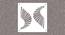 White MDF wood Wall Hanging Room/ Screen Dividers Set of 12  -  RSD-2062 (White) by Urban Ladder - Design 1 Side View - 791008