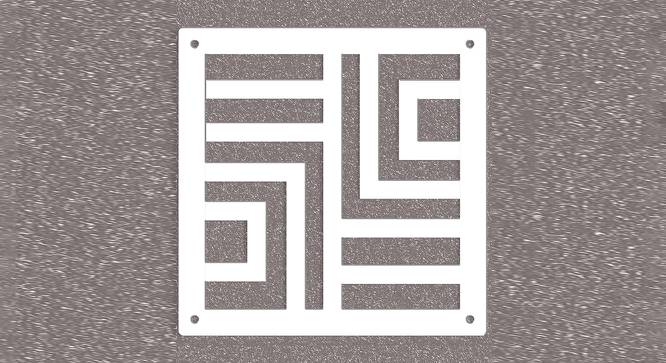 White MDF wood Wall Hanging Room/ Screen Dividers Set of 12  -  RSD-2065 (White) by Urban Ladder - Design 1 Side View - 791010