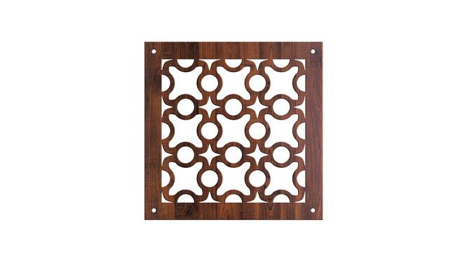 Laminated Walnut wood Wall Hanging Room/ Screen Dividers Set of 12  -  RSD-4005 (Walnut) by Urban Ladder - Design 1 Side View - 791014