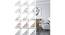 White MDF wood Wall Hanging Room/ Screen Dividers Set of 12  -  RSD-2060 (White) by Urban Ladder - Front View Design 1 - 791023