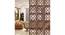 Laminated Walnut wood Wall Hanging Room/ Screen Dividers Set of 12  -  RSD-4002 (Walnut) by Urban Ladder - Front View Design 1 - 791031