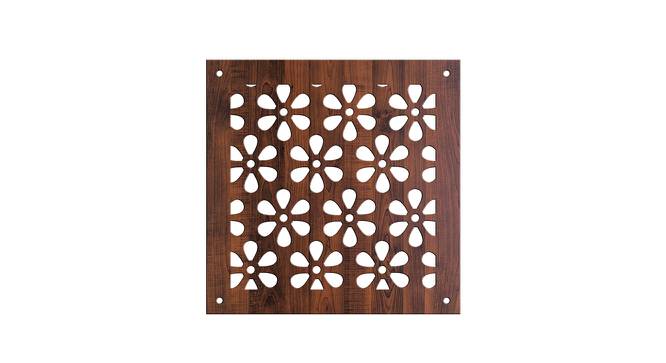 Laminated Walnut wood Wall Hanging Room/ Screen Dividers Set of 12  -  RSD-4010 (Walnut) by Urban Ladder - Design 1 Side View - 791066