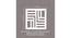 White MDF wood Wall Hanging Room/ Screen Dividers Set of 12  -  RSD-2048 (White) by Urban Ladder - Design 1 Dimension - 791088