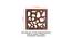 Laminated Walnut wood Wall Hanging Room/ Screen Dividers Set of 12  -  RSD-4009 (Walnut) by Urban Ladder - Design 1 Dimension - 791131