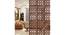 Laminated Walnut wood Wall Hanging Room/ Screen Dividers Set of 12  -  RSD-4008 (Walnut) by Urban Ladder - Front View Design 1 - 791149