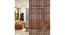Laminated Walnut wood Wall Hanging Room/ Screen Dividers Set of 12  -  RSD-4019 (Walnut) by Urban Ladder - Front View Design 1 - 791155