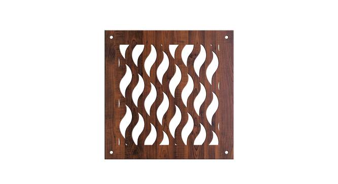 Laminated Walnut wood Wall Hanging Room/ Screen Dividers Set of 12  -  RSD-4003 (Walnut) by Urban Ladder - Design 1 Side View - 791158