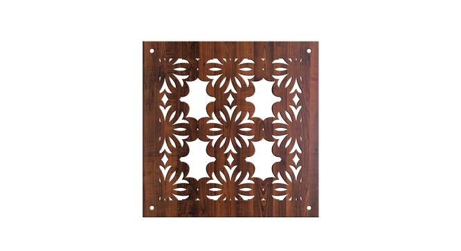 Laminated Walnut wood Wall Hanging Room/ Screen Dividers Set of 12  -  RSD-4006 (Walnut) by Urban Ladder - Design 1 Side View - 791160