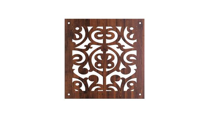 Laminated Walnut wood Wall Hanging Room/ Screen Dividers Set of 12  -  RSD-4020 (Walnut) by Urban Ladder - Design 1 Side View - 791167
