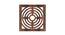 Laminated Walnut wood Wall Hanging Room/ Screen Dividers Set of 12  -  RSD-4029 (Walnut) by Urban Ladder - Design 1 Side View - 791168