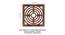 Laminated Walnut wood Wall Hanging Room/ Screen Dividers Set of 12  -  RSD-4029 (Walnut) by Urban Ladder - Design 1 Dimension - 791214