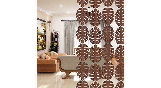 Laminated Walnut wood Wall Hanging Room/ Screen Dividers Set of 12  -  RSD-4039 (Walnut) by Urban Ladder - Front View Design 1 - 791223