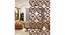 Laminated Walnut wood Wall Hanging Room/ Screen Dividers Set of 12  -  RSD-4040 (Walnut) by Urban Ladder - Front View Design 1 - 791224