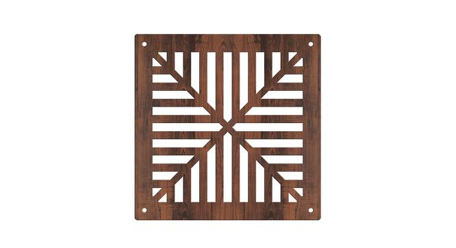 Laminated Walnut wood Wall Hanging Room/ Screen Dividers Set of 12  -  RSD-4031 (Walnut) by Urban Ladder - Design 1 Side View - 791231