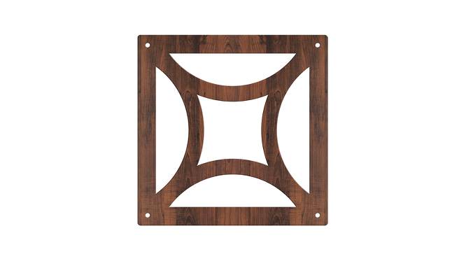 Laminated Walnut wood Wall Hanging Room/ Screen Dividers Set of 12  -  RSD-4032 (Walnut) by Urban Ladder - Design 1 Side View - 791232