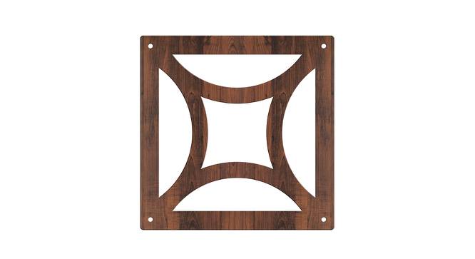 Laminated Walnut wood Wall Hanging Room/ Screen Dividers Set of 12  -  RSD-4032 (Walnut) by Urban Ladder - Design 1 Side View - 791232