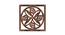 Laminated Walnut wood Wall Hanging Room/ Screen Dividers Set of 12  -  RSD-4038 (Walnut) by Urban Ladder - Design 1 Side View - 791236