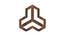 Laminated Walnut wood Wall Hanging Room/ Screen Dividers Set of 12  -  RSD-4047 (Walnut) by Urban Ladder - Design 1 Side View - 791239
