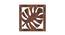 Laminated Walnut wood Wall Hanging Room/ Screen Dividers Set of 12  -  RSD-4055 (Walnut) by Urban Ladder - Design 1 Side View - 791242