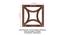Laminated Walnut wood Wall Hanging Room/ Screen Dividers Set of 12  -  RSD-4032 (Walnut) by Urban Ladder - Design 1 Dimension - 791271