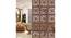 Laminated Walnut wood Wall Hanging Room/ Screen Dividers Set of 12  -  RSD-4043 (Walnut) by Urban Ladder - Front View Design 1 - 791296