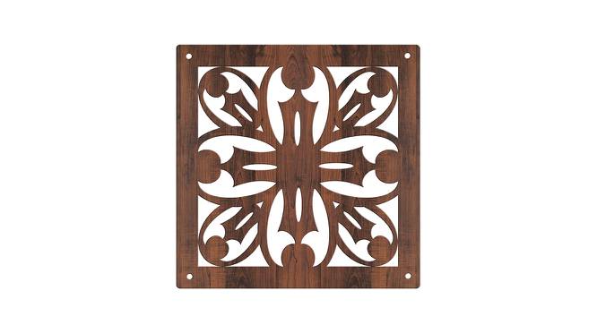 Laminated Walnut wood Wall Hanging Room/ Screen Dividers Set of 12  -  RSD-4043 (Walnut) by Urban Ladder - Design 1 Side View - 791308