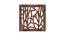 Laminated Walnut wood Wall Hanging Room/ Screen Dividers Set of 12  -  RSD-4045 (Walnut) by Urban Ladder - Design 1 Side View - 791310