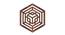 Laminated Walnut wood Wall Hanging Room/ Screen Dividers Set of 12  -  RSD-4049 (Walnut) by Urban Ladder - Design 1 Side View - 791312