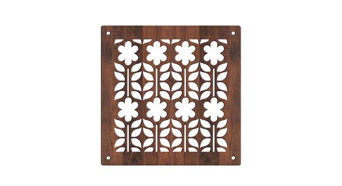 Laminated Walnut wood Wall Hanging Room/ Screen Dividers Set of 12  -  RSD-4050 (Walnut) by Urban Ladder - Design 1 Side View - 791313