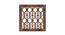 Laminated Walnut wood Wall Hanging Room/ Screen Dividers Set of 12  -  RSD-4050 (Walnut) by Urban Ladder - Design 1 Side View - 791313