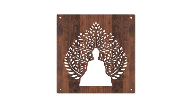 Laminated Walnut wood Wall Hanging Room/ Screen Dividers Set of 12  -  RSD-4058 (Walnut) by Urban Ladder - Design 1 Side View - 791316