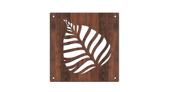 Laminated Walnut wood Wall Hanging Room/ Screen Dividers Set of 12  -  RSD-4059 (Walnut) by Urban Ladder - Design 1 Side View - 791317