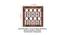 Laminated Walnut wood Wall Hanging Room/ Screen Dividers Set of 12  -  RSD-4050 (Walnut) by Urban Ladder - Design 1 Dimension - 791379