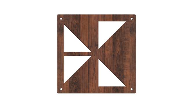Laminated Walnut wood Wall Hanging Room/ Screen Dividers Set of 12  -  RSD-4057 (Walnut) by Urban Ladder - Design 1 Side View - 791387