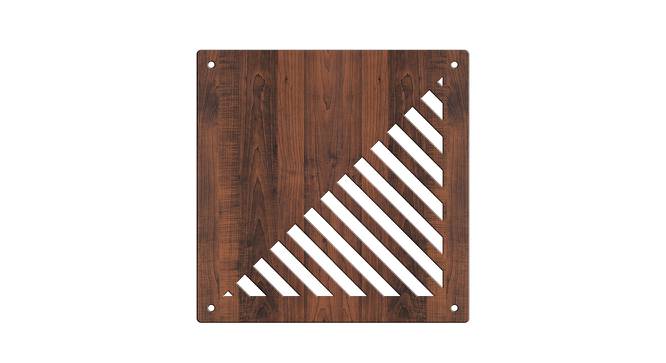 Laminated Walnut wood Wall Hanging Room/ Screen Dividers Set of 12  -  RSD-4060 (Walnut) by Urban Ladder - Design 1 Side View - 791388