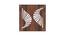 Laminated Walnut wood Wall Hanging Room/ Screen Dividers Set of 12  -  RSD-4062 (Walnut) by Urban Ladder - Design 1 Side View - 791390