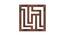 Laminated Walnut wood Wall Hanging Room/ Screen Dividers Set of 12  -  RSD-4064 (Walnut) by Urban Ladder - Design 1 Side View - 791392
