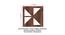 Laminated Walnut wood Wall Hanging Room/ Screen Dividers Set of 12  -  RSD-4057 (Walnut) by Urban Ladder - Design 1 Dimension - 791424