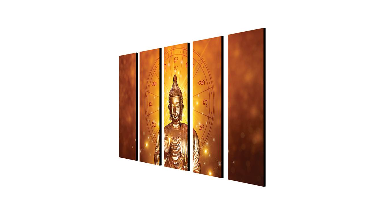 Gold Traditional Plastic Wall Art Urban Ladder