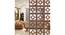 Laminated Walnut wood Wall Hanging Room/ Screen Dividers Set of 12  -  RSD-4026 (Walnut) by Urban Ladder - Front View Design 1 - 791963