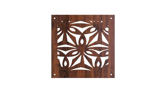 Laminated Walnut wood Wall Hanging Room/ Screen Dividers Set of 12  -  RSD-4016 (Walnut) by Urban Ladder - Design 1 Side View - 791968