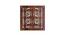 Laminated Walnut wood Wall Hanging Room/ Screen Dividers Set of 12  -  RSD-4018 (Walnut) by Urban Ladder - Design 1 Side View - 791969