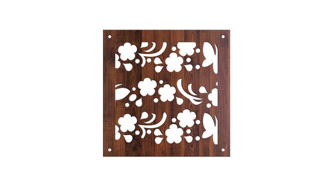 Laminated Walnut wood Wall Hanging Room/ Screen Dividers Set of 12  -  RSD-4022 (Walnut) by Urban Ladder - Design 1 Side View - 791970