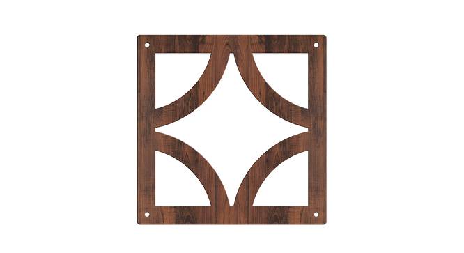 Laminated Walnut wood Wall Hanging Room/ Screen Dividers Set of 12  -  RSD-4024 (Walnut) by Urban Ladder - Design 1 Side View - 791972