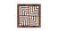 Laminated Walnut wood Wall Hanging Room/ Screen Dividers Set of 12  -  RSD-4025 (Walnut) by Urban Ladder - Design 1 Side View - 791973
