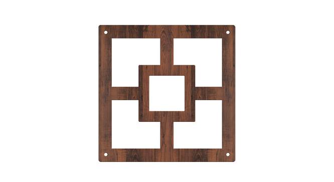 Laminated Walnut wood Wall Hanging Room/ Screen Dividers Set of 12  -  RSD-4026 (Walnut) by Urban Ladder - Design 1 Side View - 791974
