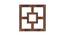 Laminated Walnut wood Wall Hanging Room/ Screen Dividers Set of 12  -  RSD-4026 (Walnut) by Urban Ladder - Design 1 Side View - 791974