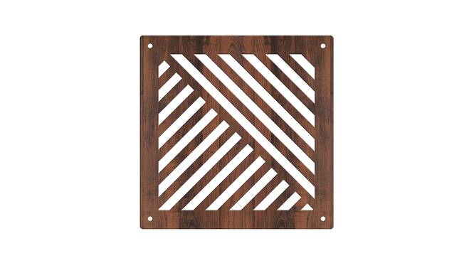 Laminated Walnut wood Wall Hanging Room/ Screen Dividers Set of 12  -  RSD-4030 (Walnut) by Urban Ladder - Design 1 Side View - 791975