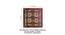 Laminated Walnut wood Wall Hanging Room/ Screen Dividers Set of 12  -  RSD-4018 (Walnut) by Urban Ladder - Design 1 Dimension - 792002