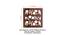 Laminated Walnut wood Wall Hanging Room/ Screen Dividers Set of 12  -  RSD-4022 (Walnut) by Urban Ladder - Design 1 Dimension - 792003